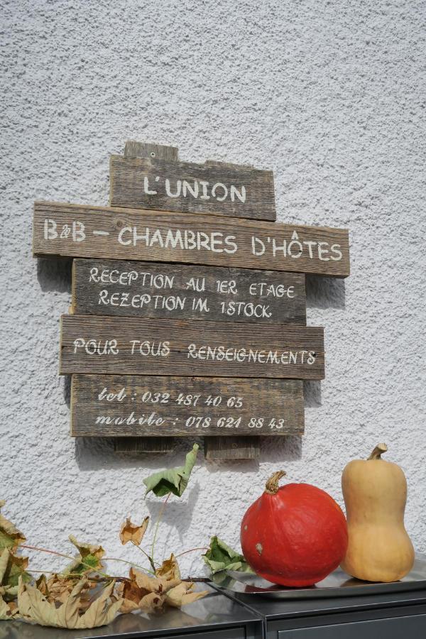 L'Union B&B - Chambres D'Hotes Tramelan エクステリア 写真